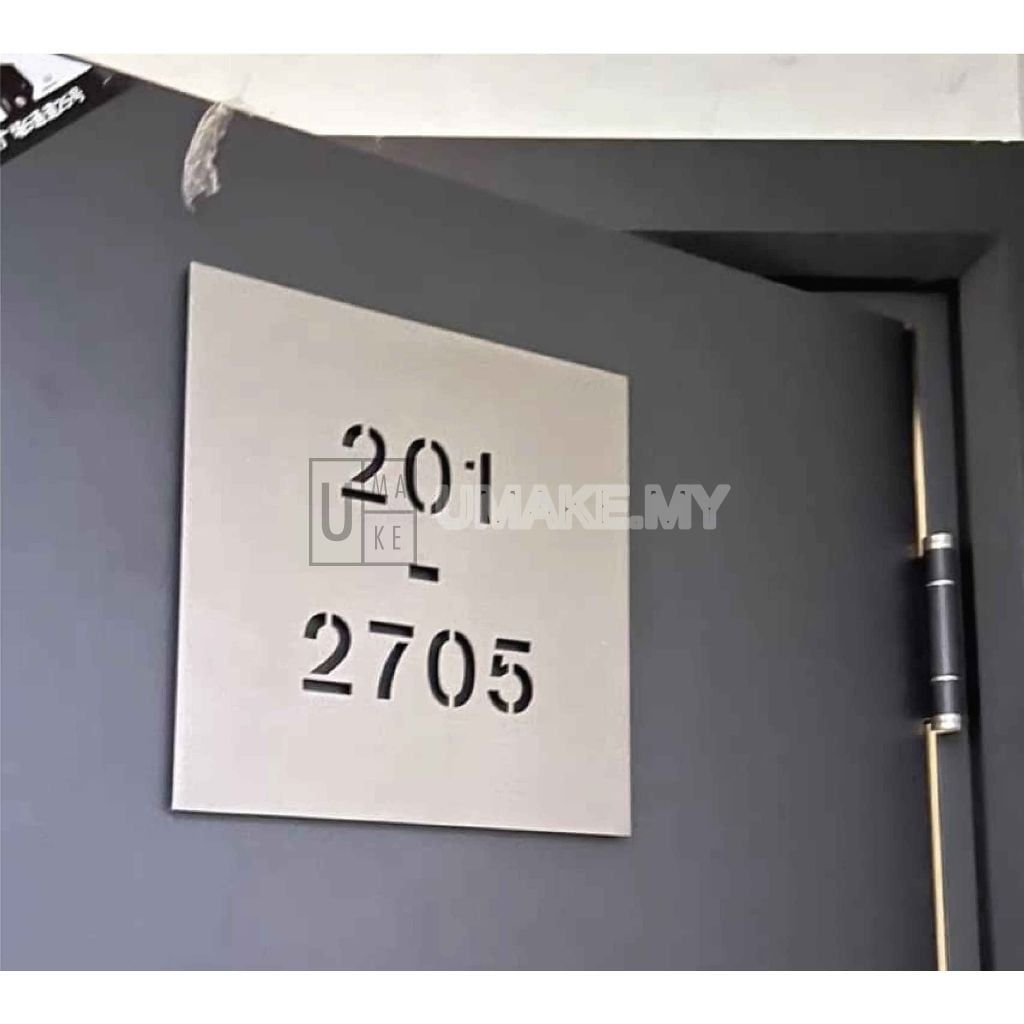 Custom Stainless Steel Business Signboard