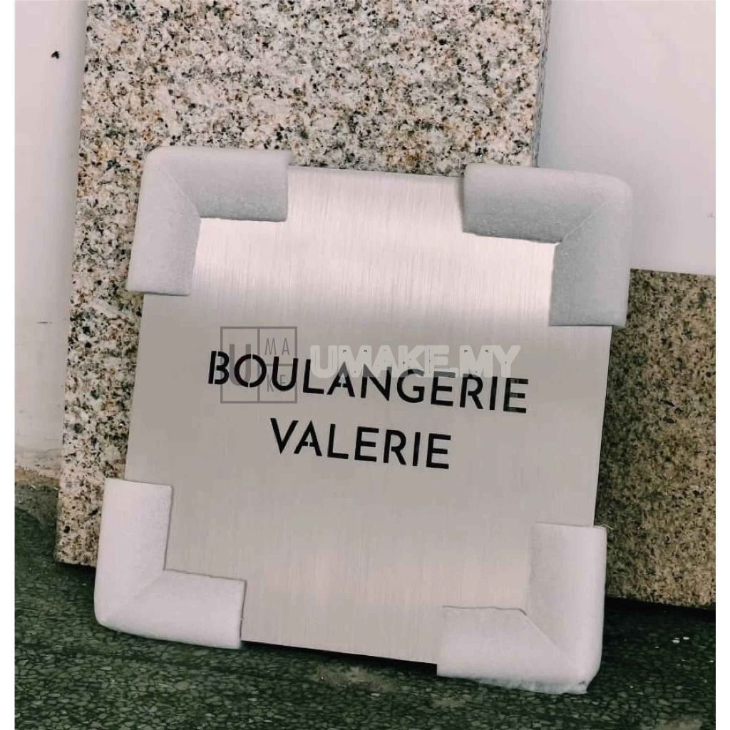 Custom Stainless Steel Business Signboard