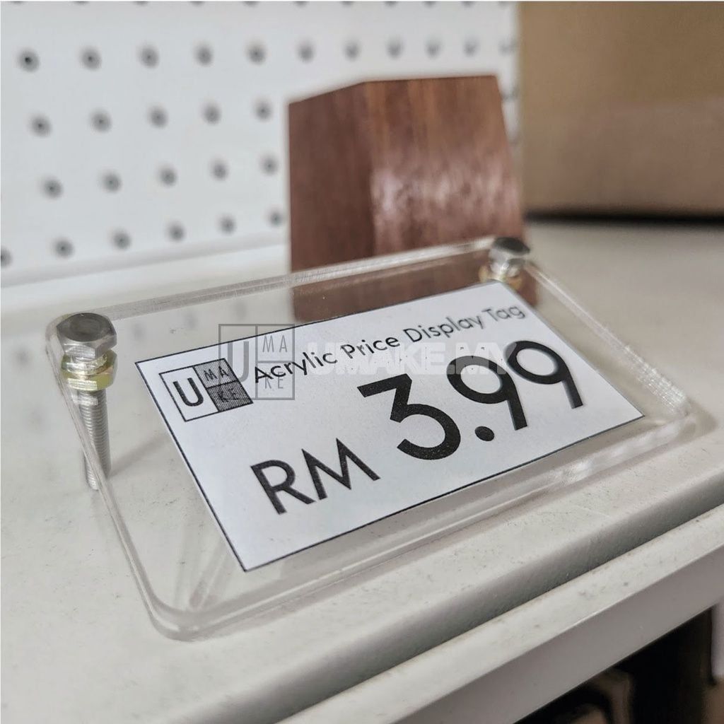 Acrylic A-Shape Display Stand (Price/Menu)