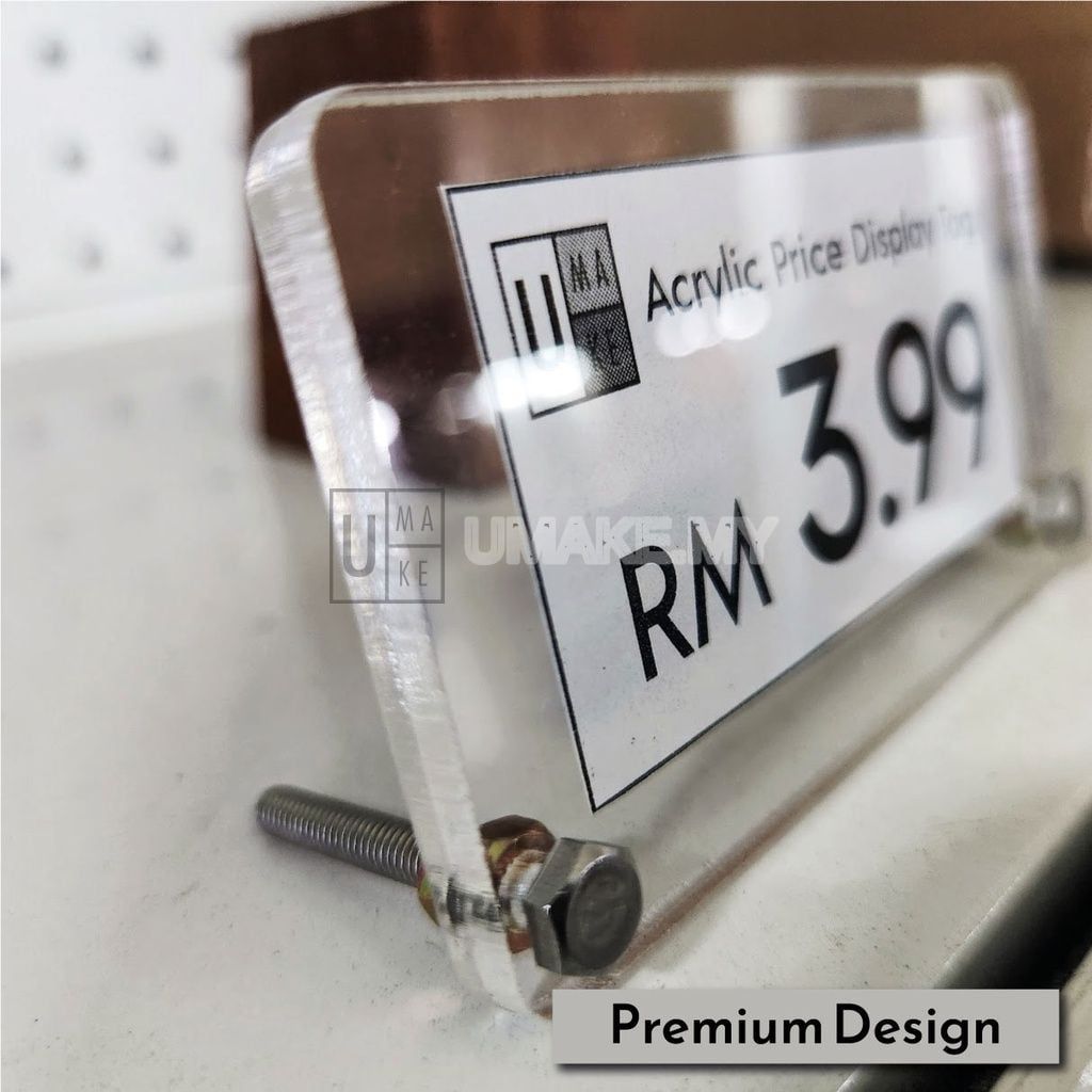 Acrylic A-Shape Display Stand (Price/Menu)