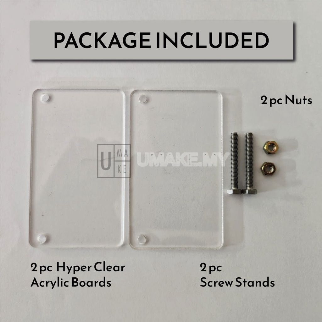 Acrylic A-Shape Display Stand (Price/Menu)