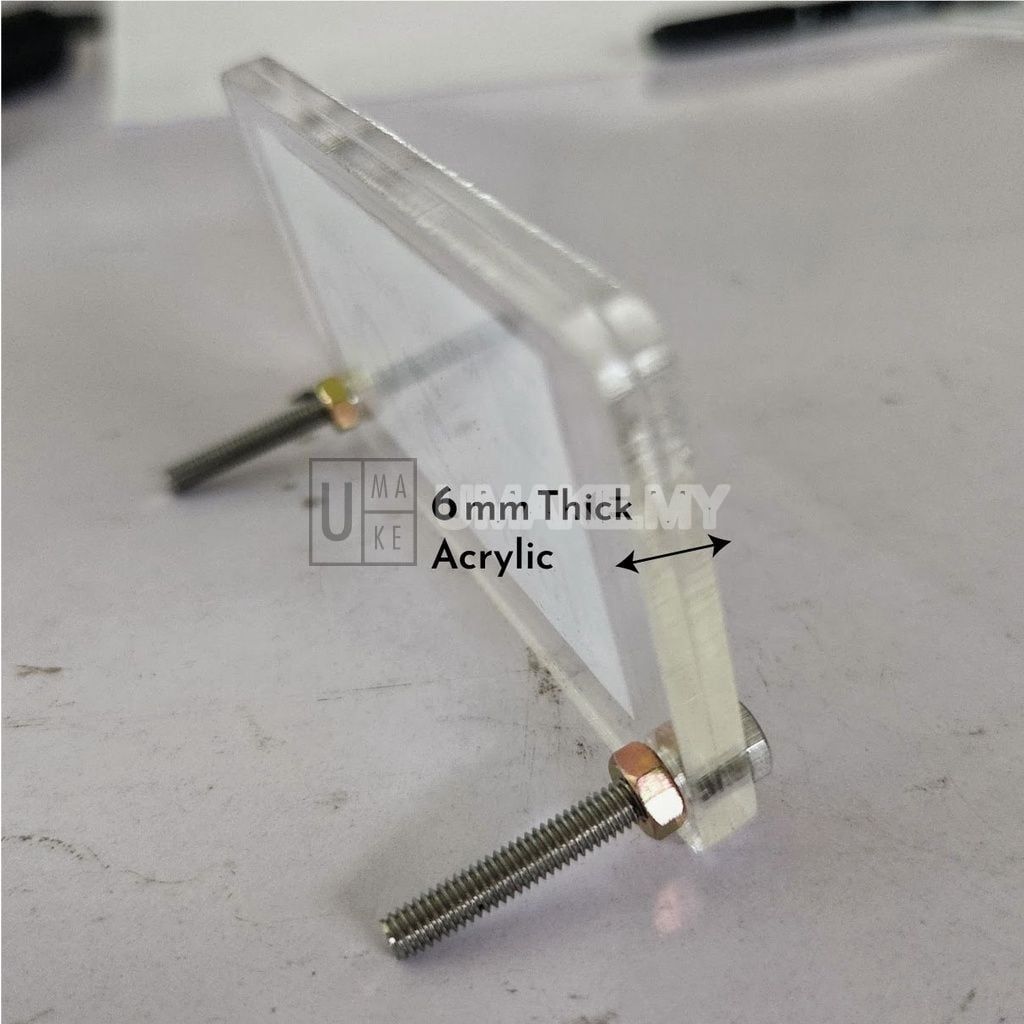 Acrylic A-Shape Display Stand (Price/Menu)