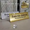 Metallic Acrylic Desk Name Plate (Aluminium Frame) view 1
