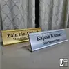 Metallic Acrylic Desk Name Plate (Aluminium Frame) view 2