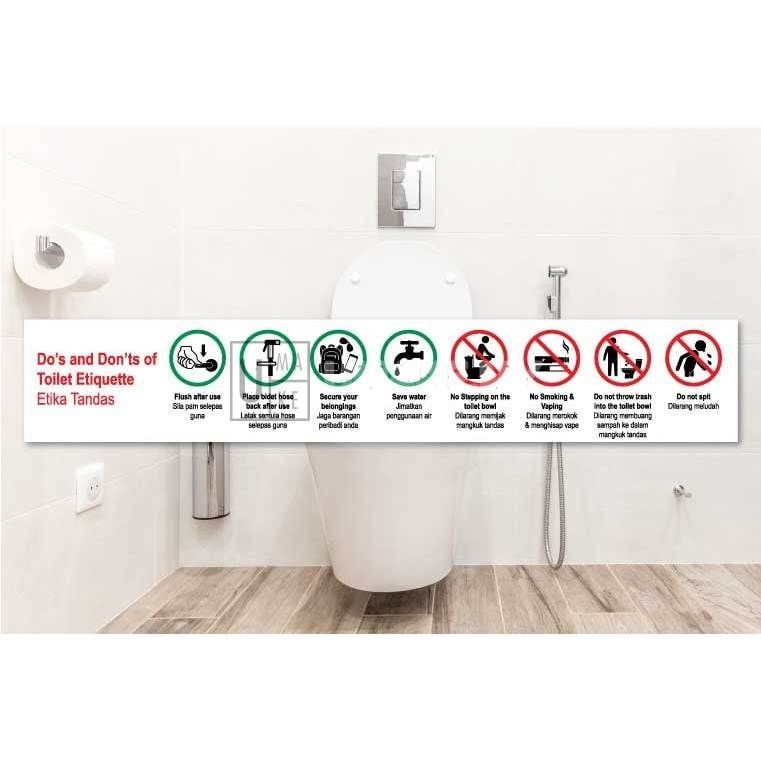Toilet Etiquette Sign