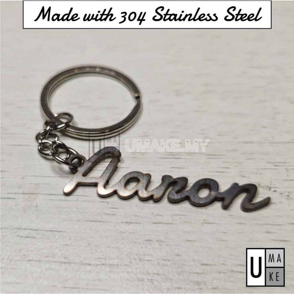 Stainless Steel Custom Name Keychain