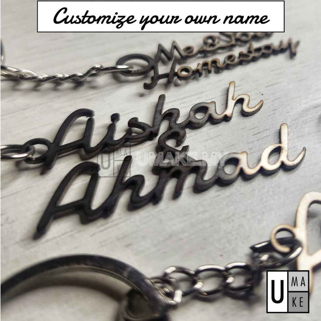 Stainless Steel Custom Name Keychain