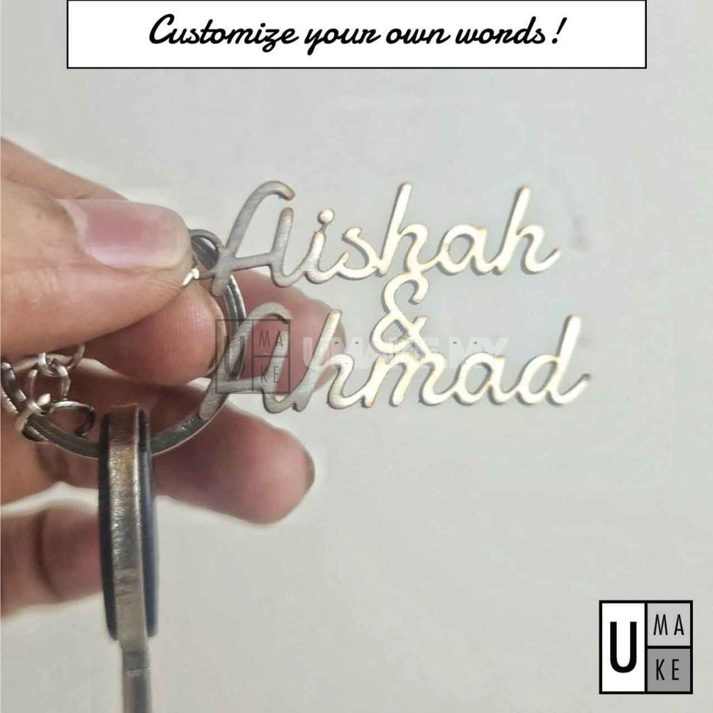 Stainless Steel Custom Name Keychain