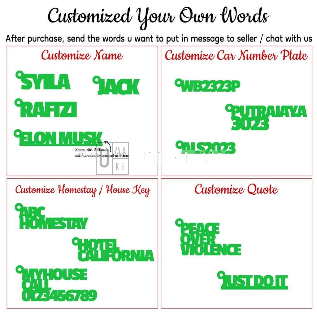 Glow-in-the-Dark Custom Keychain