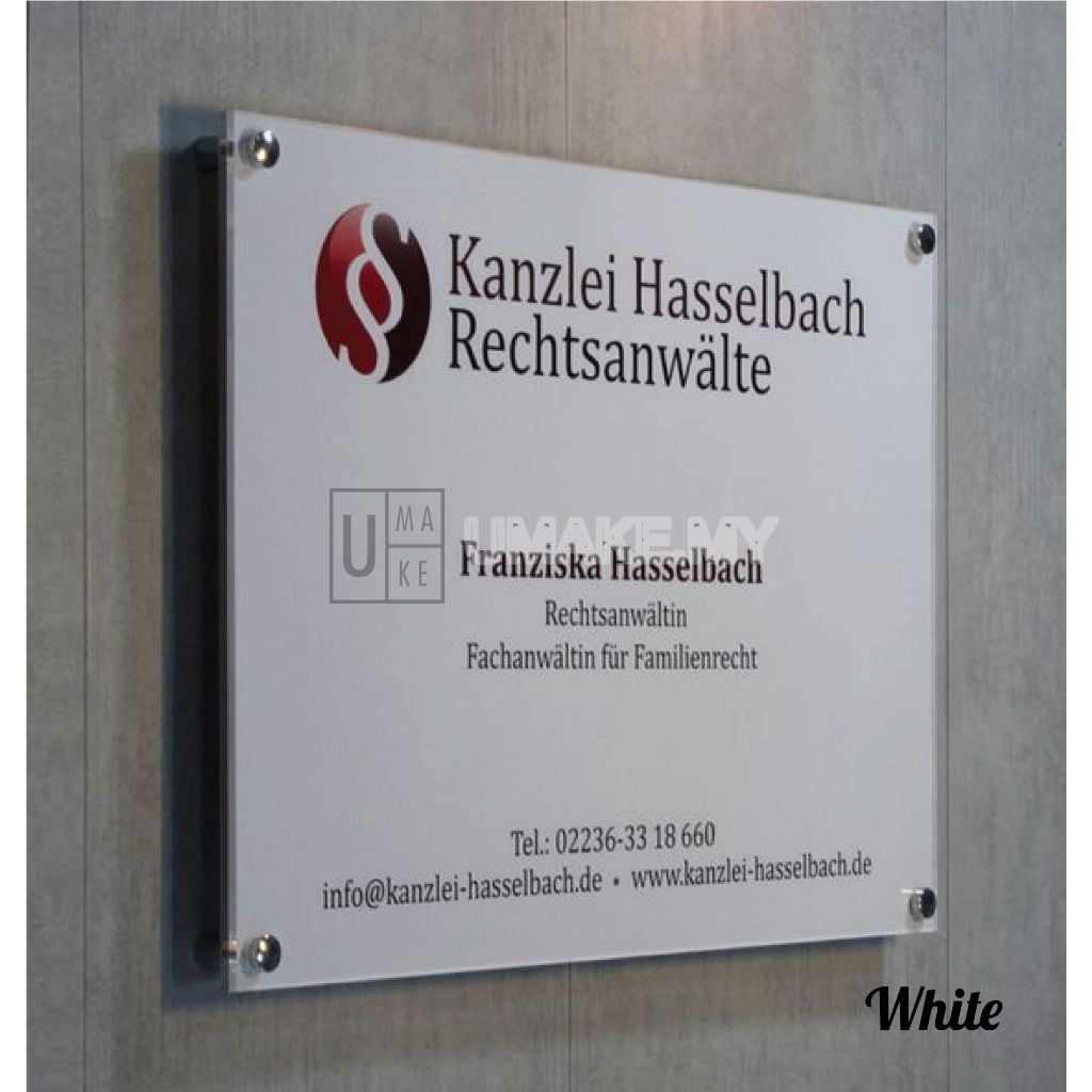 Custom Business Sign / House Number Plaque