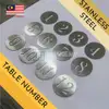 Stainless Steel Table Number Set (10pcs) view 2