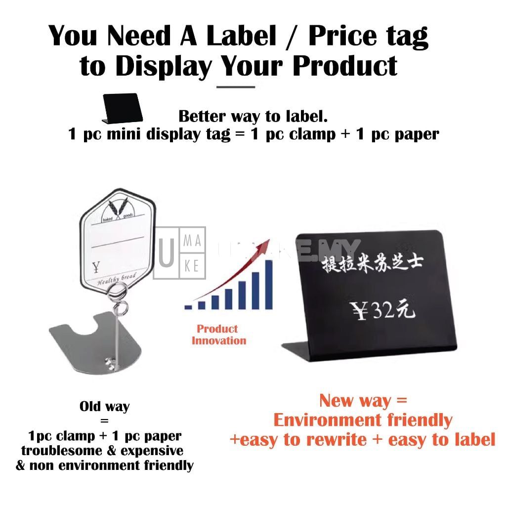 Mini Price Label Holder (Acrylic)