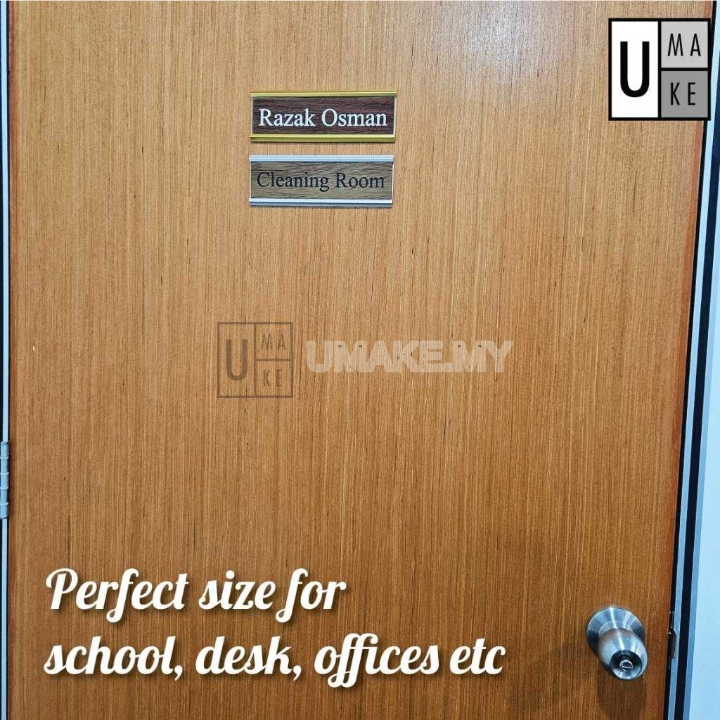 Acrylic & Aluminium Office Name Plate (Changeable)