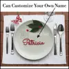 Acrylic Cut-Out Name Tag (Wedding / Party) view 1