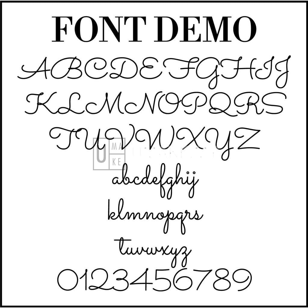 Acrylic Cut-Out Name Tag (Wedding / Party)