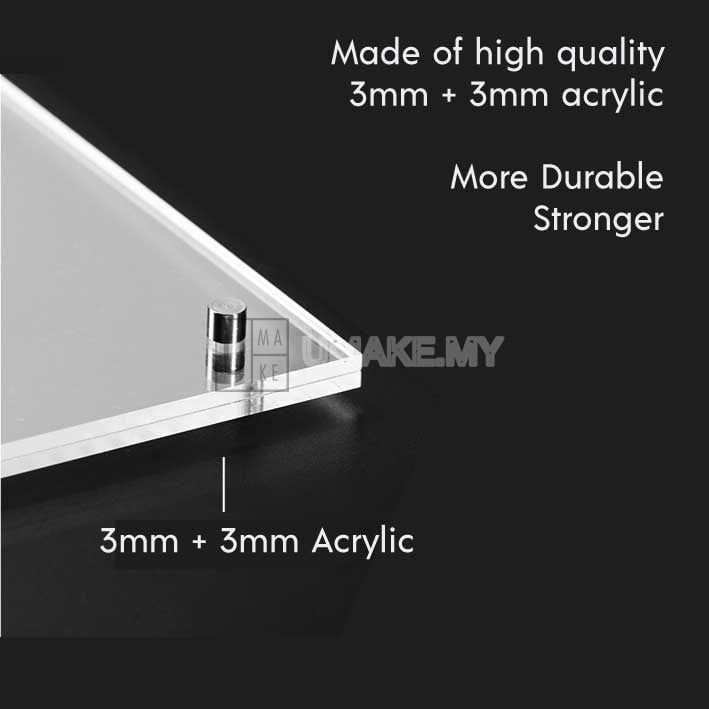 Acrylic Photo Frame (Double Layer)