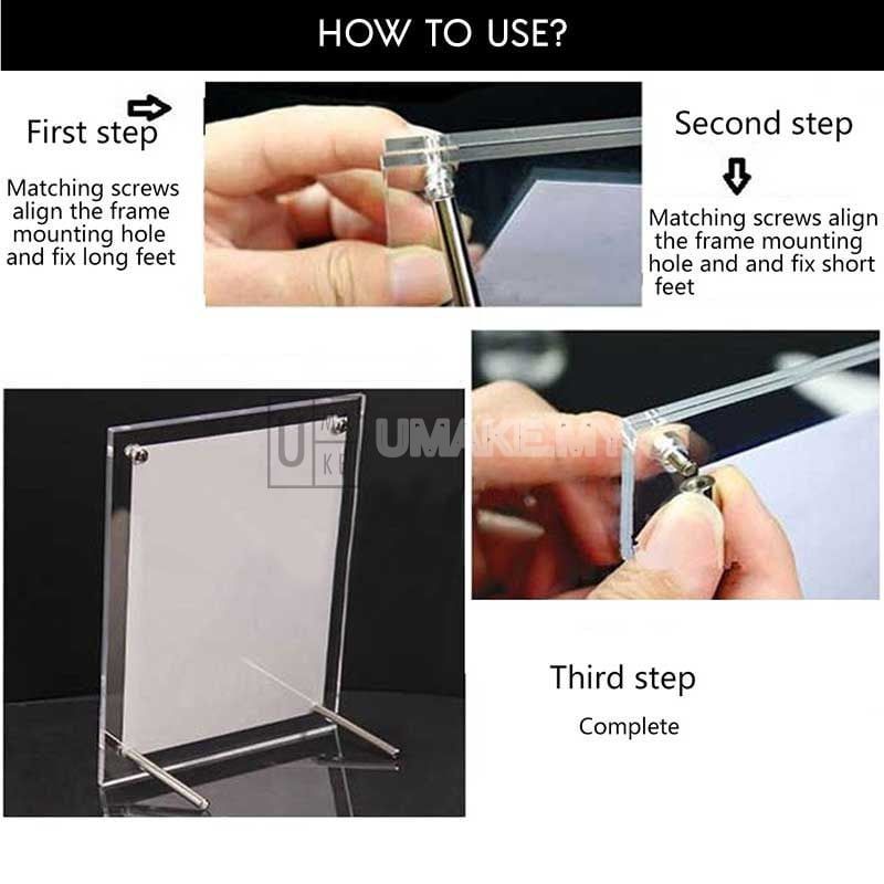 Acrylic Photo Frame (Double Layer)