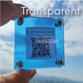 Acrylic Table Display Stand with Standoff