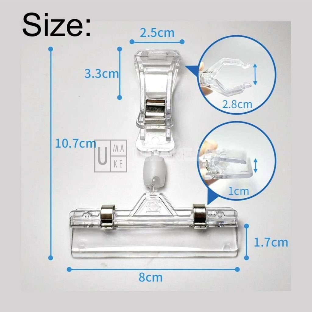 Rotatable Pop Clip Price Tag Holder