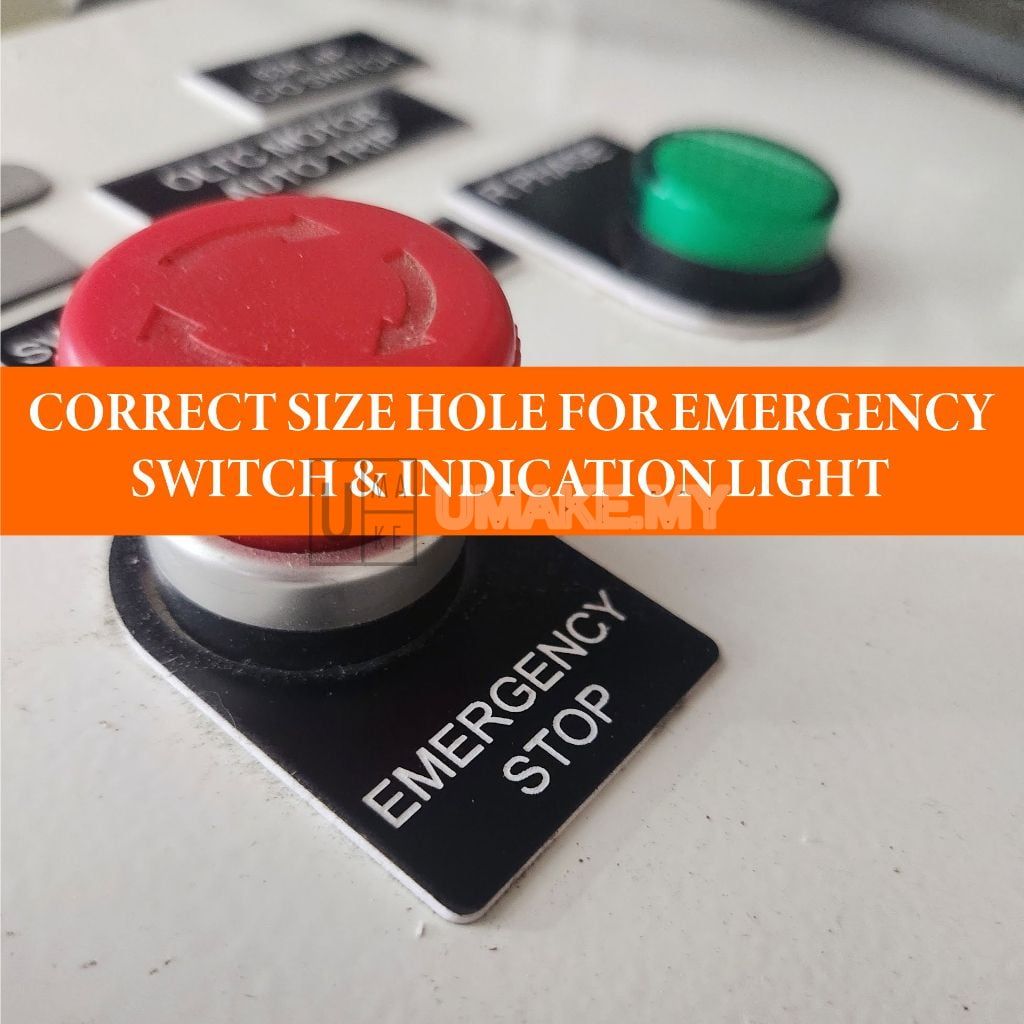 Industrial Acrylic Label Tag