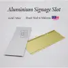 Aluminium Alloy Desk Name Plaque Holder view 2