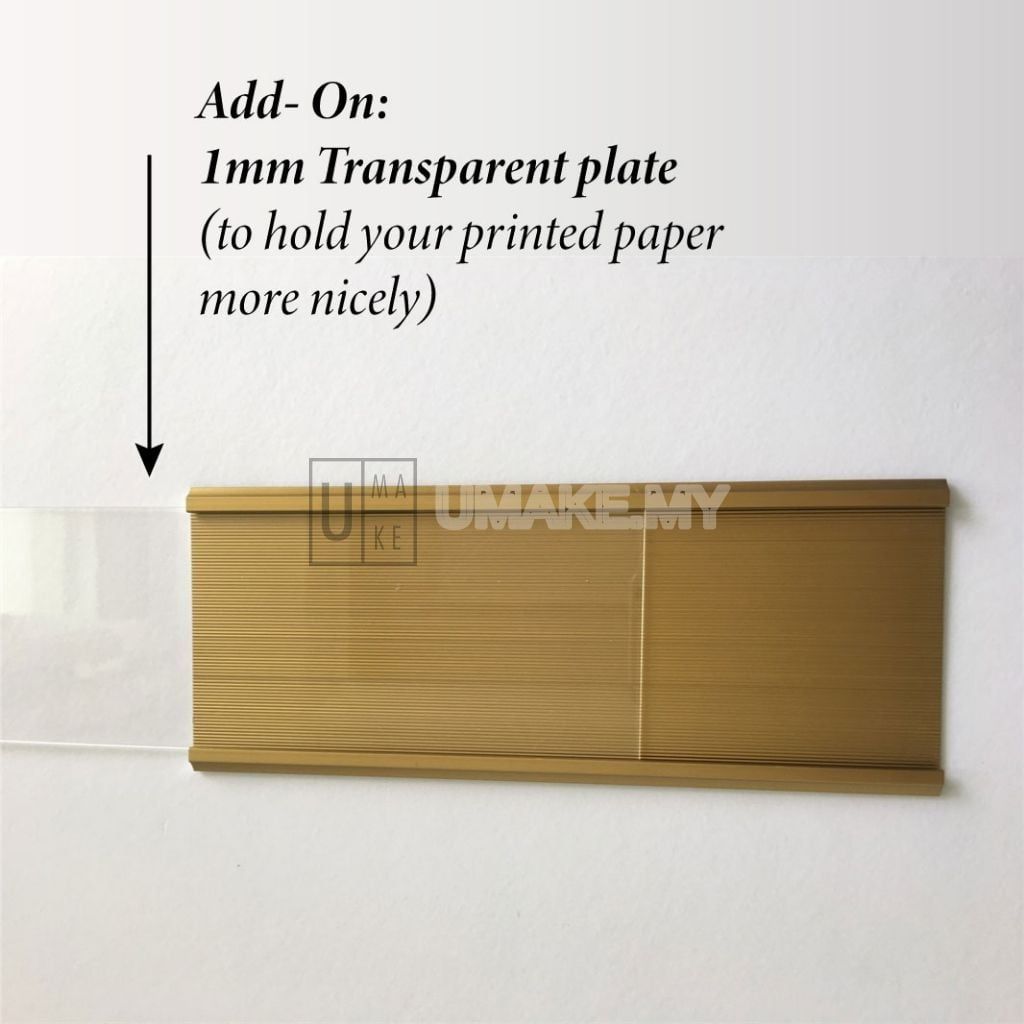 Aluminium Alloy Desk Name Plaque Holder