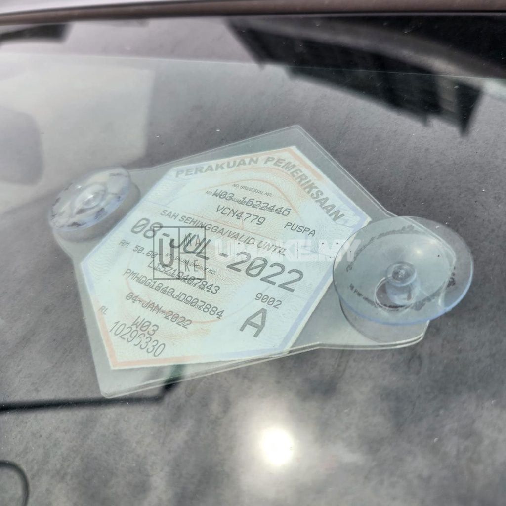 Acrylic Puspakom / Commercial Vehicle Road Tax Holder