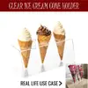 Acrylic Ice Cream Cone Holder (3-Slot) view 2