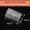 Acrylic Card & Price Tag Stand view 2