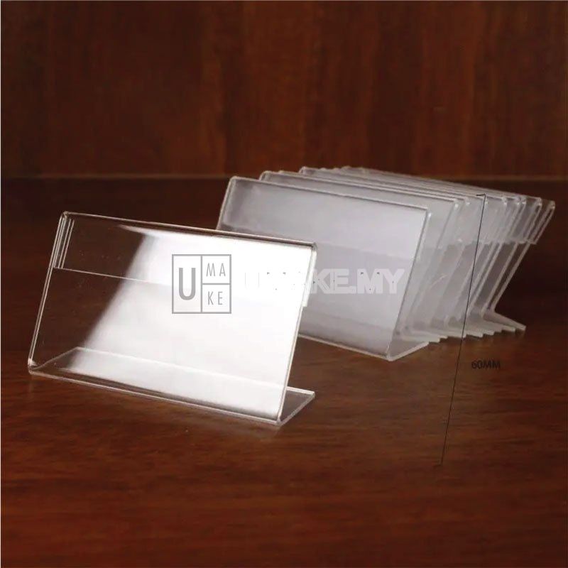 Acrylic Card & Price Tag Stand