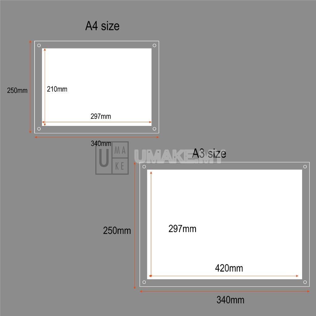 Acrylic Sandwich Poster Frame