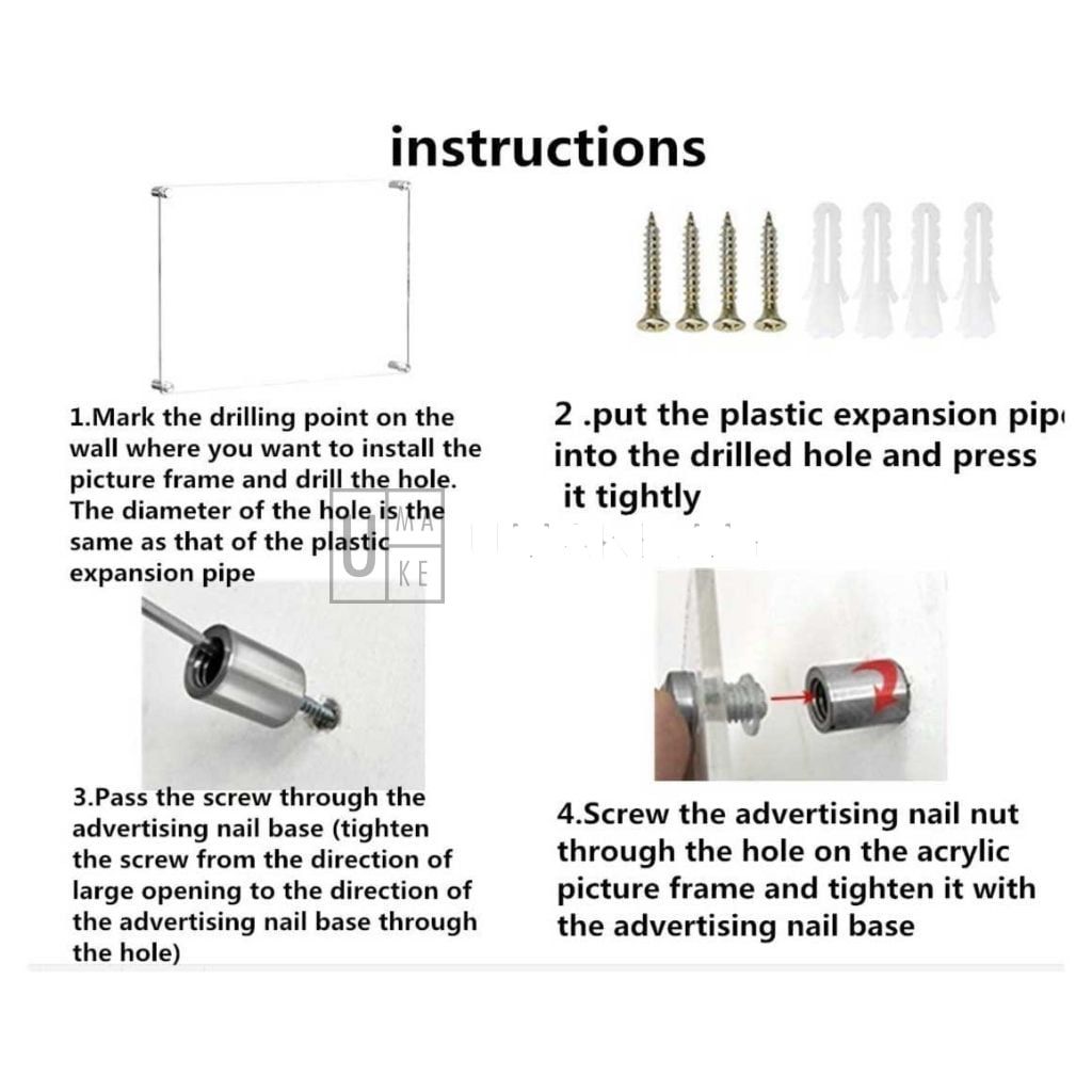 Acrylic Sandwich Poster Frame