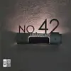Solar LED Stainless Steel House Number Plate view 2