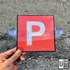 Acrylic P License Sign with Suction Cup (2pcs) view 2