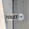 Toilet Direction Signage with Arrow view 3