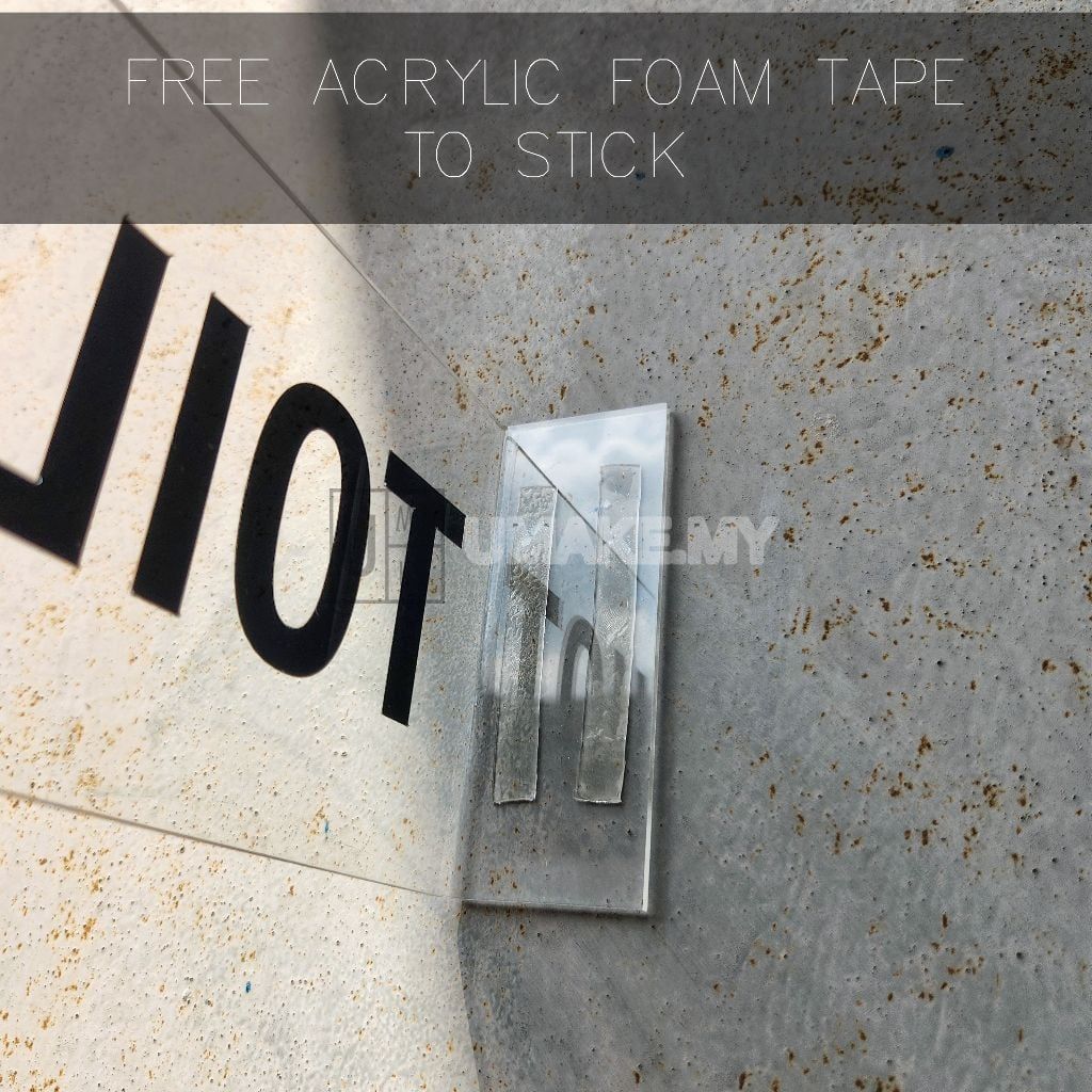 Toilet Direction Signage with Arrow