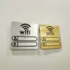 3D WiFi Password Sign view 2