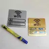 3D WiFi Password Sign view 3