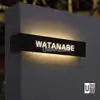 Stainless Steel LED House Number Plate view 1