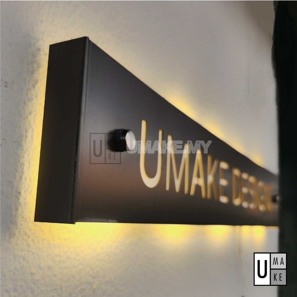 Stainless Steel LED House Number Plate