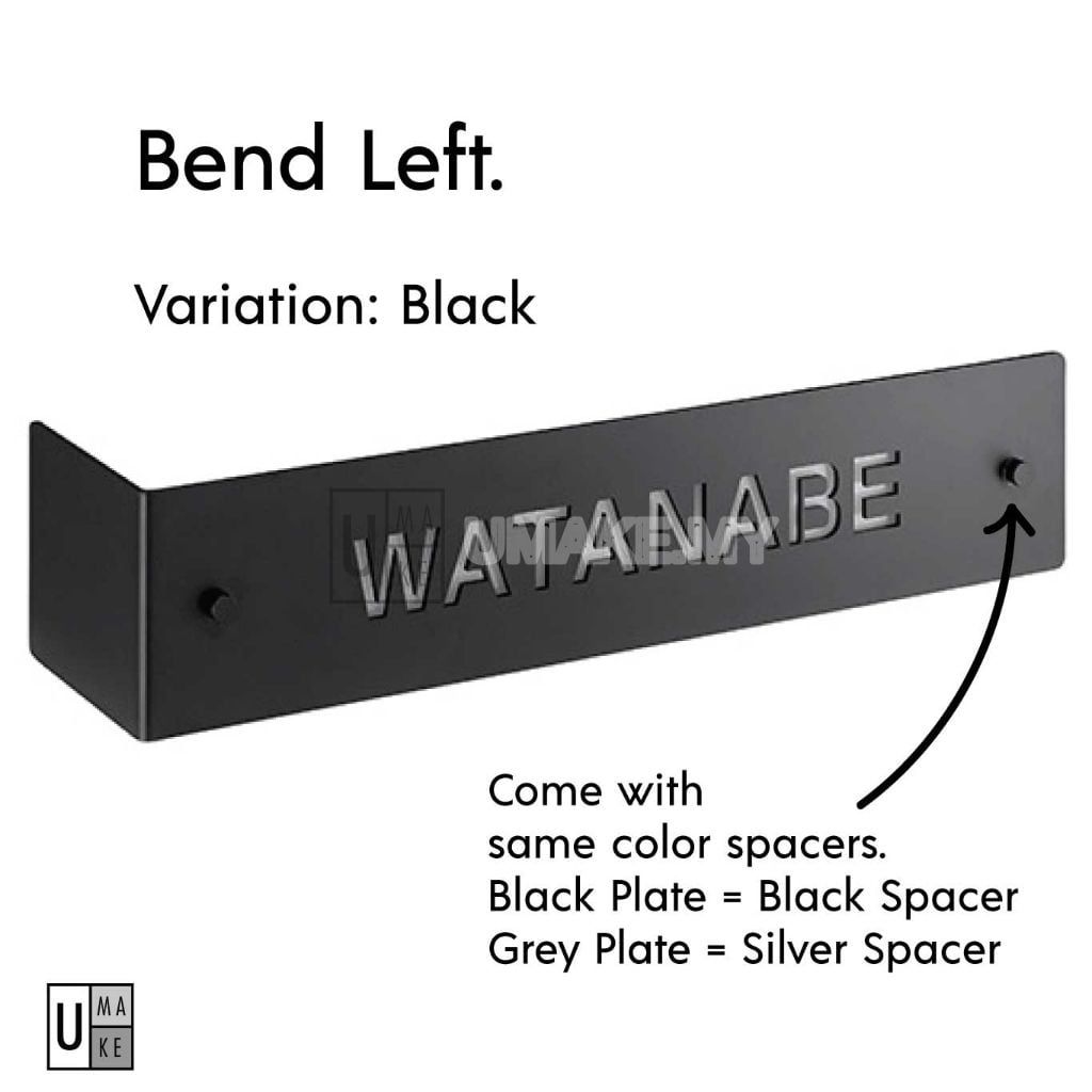 Stainless Steel LED House Number Plate