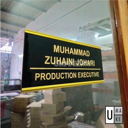 Custom Office Name Plate