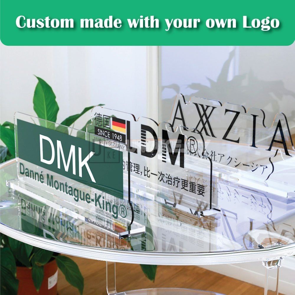 Custom Acrylic Logo Table Sign