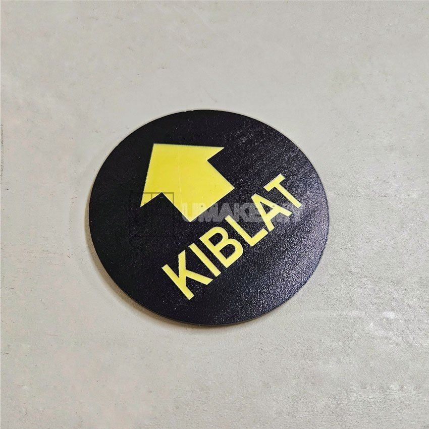 Qibla Direction Indicator Sign