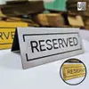 Acrylic Reserved Table Sign view 2