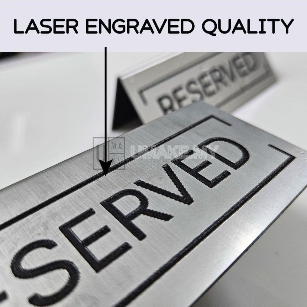 Acrylic Reserved Table Sign