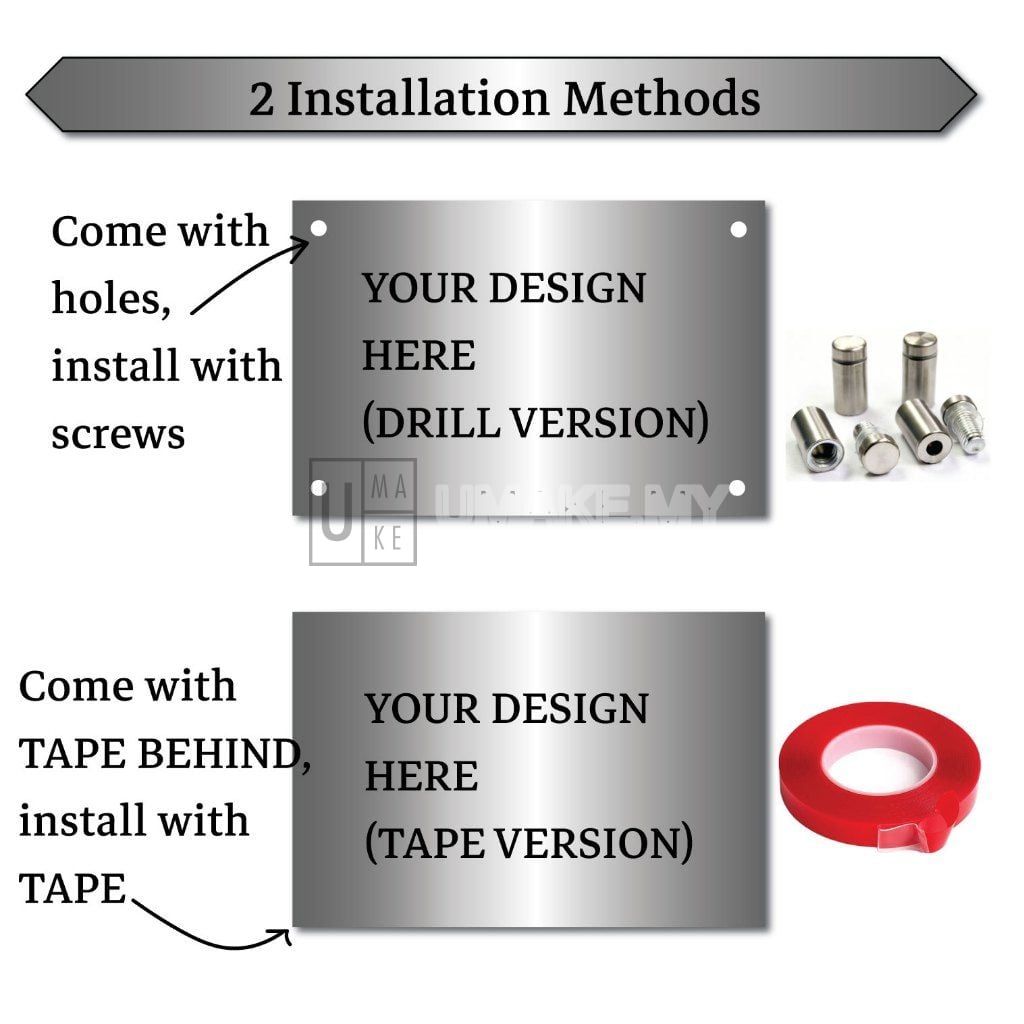 Stainless Steel Business Signboard