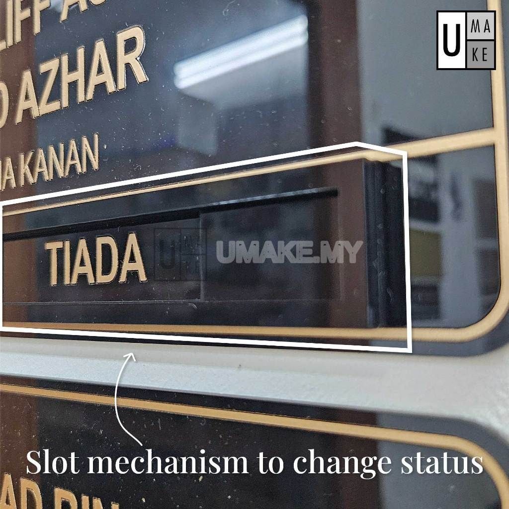 Sliding Vacant/Occupied Door Sign