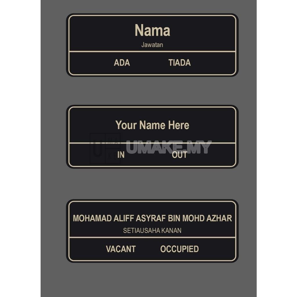 Sliding Vacant/Occupied Door Sign