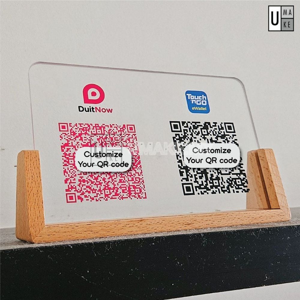 E-Wallet QR Code Payment Stand